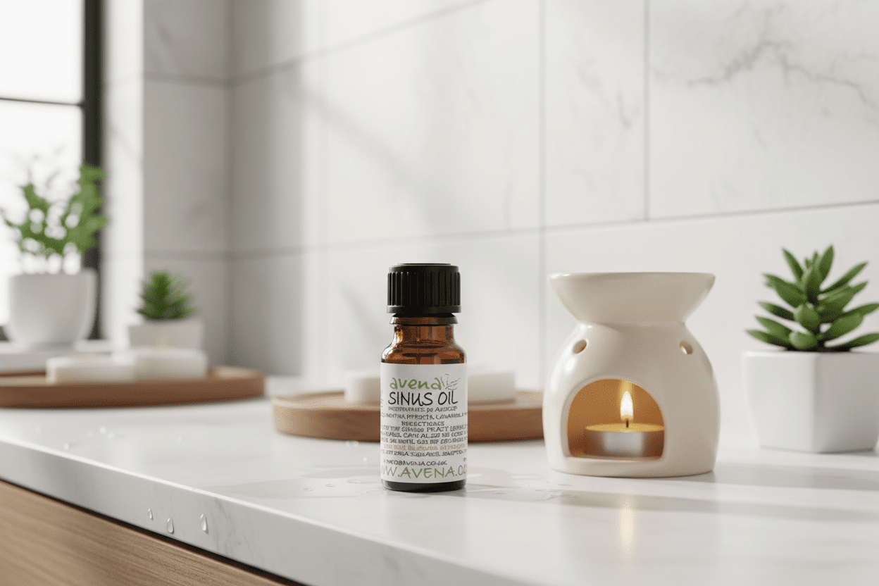 Herbalshire Sinus Support Oil – Natural Aromatic Inhalation Blend - Herbalshire Handmade Herbal Products