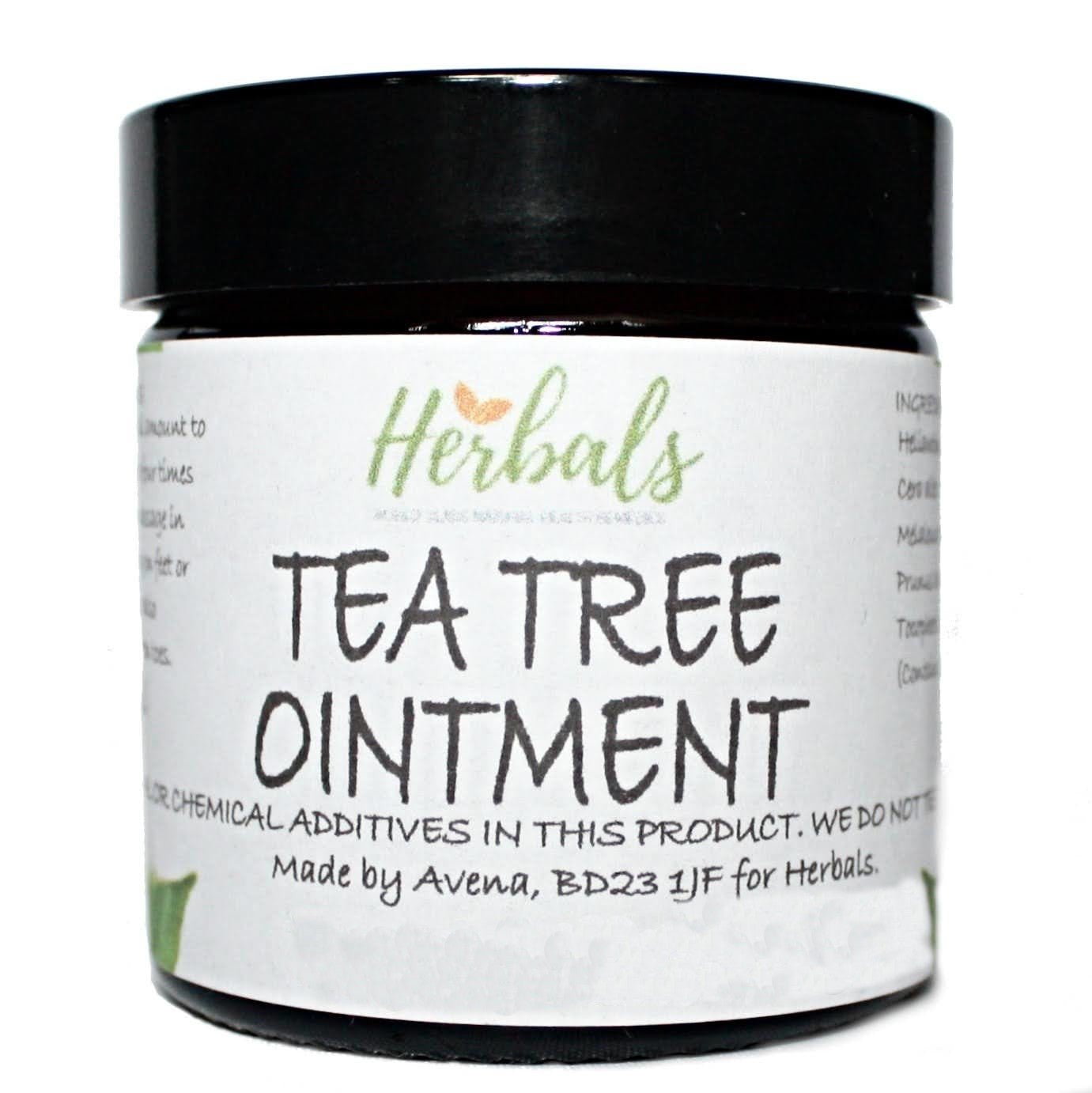 Herbalshire Tea Tree Ointment Natural Antifungal Cream - 120ml - Handmade Skinc - Herbalshire Handmade Herbal Products