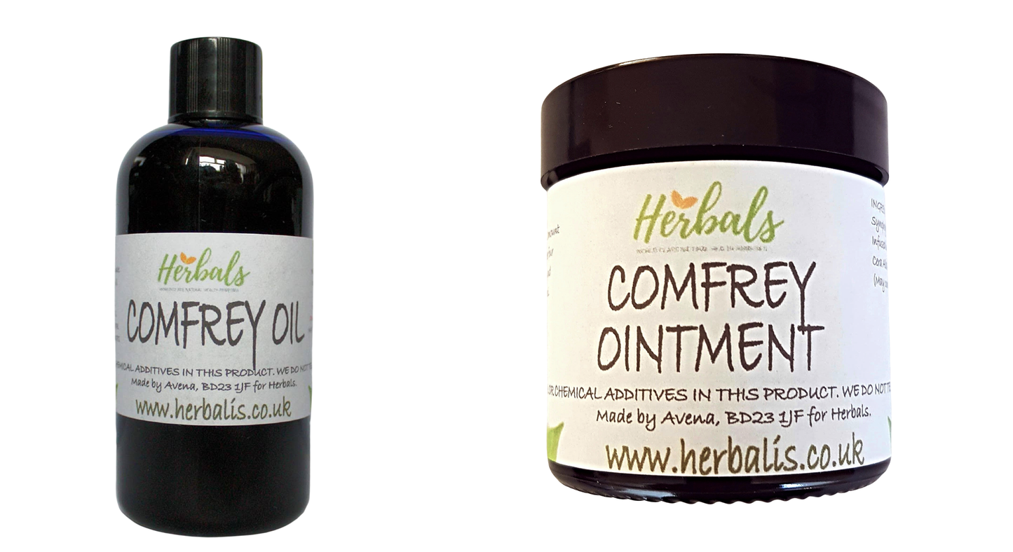 Joint Care Bundle – Comfrey Cream & Pure Comfrey Oil