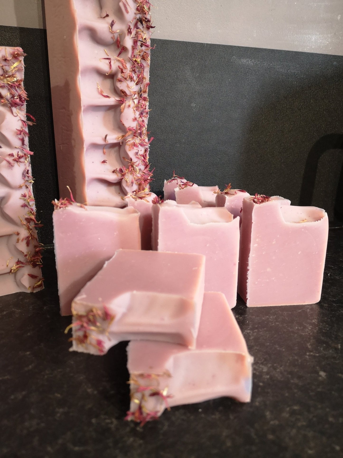 Hibiscus Pink Grapefruit Vegan Soap - Herbalshire Handmade Herbal Products
