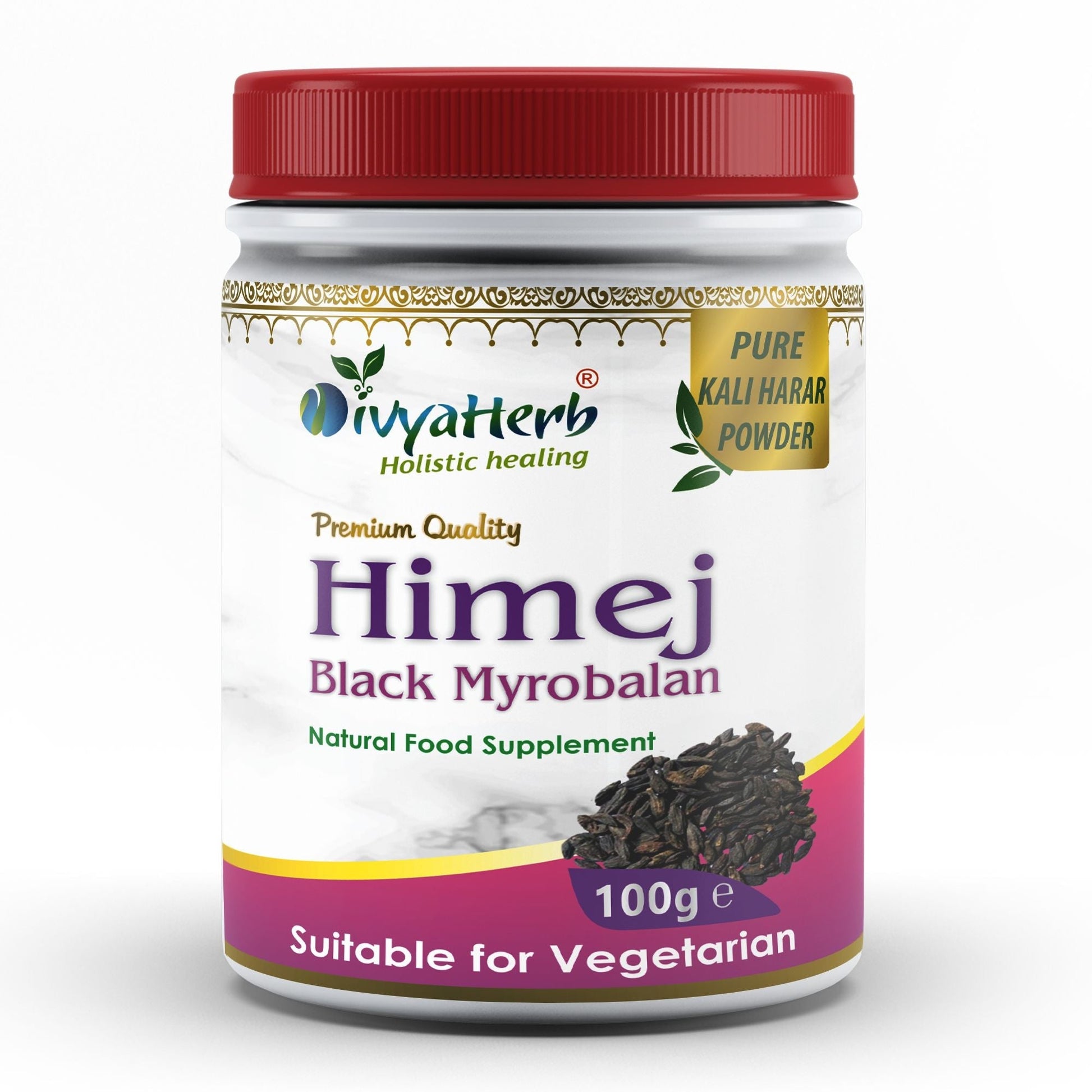 Himej (Black Myrobalan) Powder - Herbalshire Handmade Herbal Products