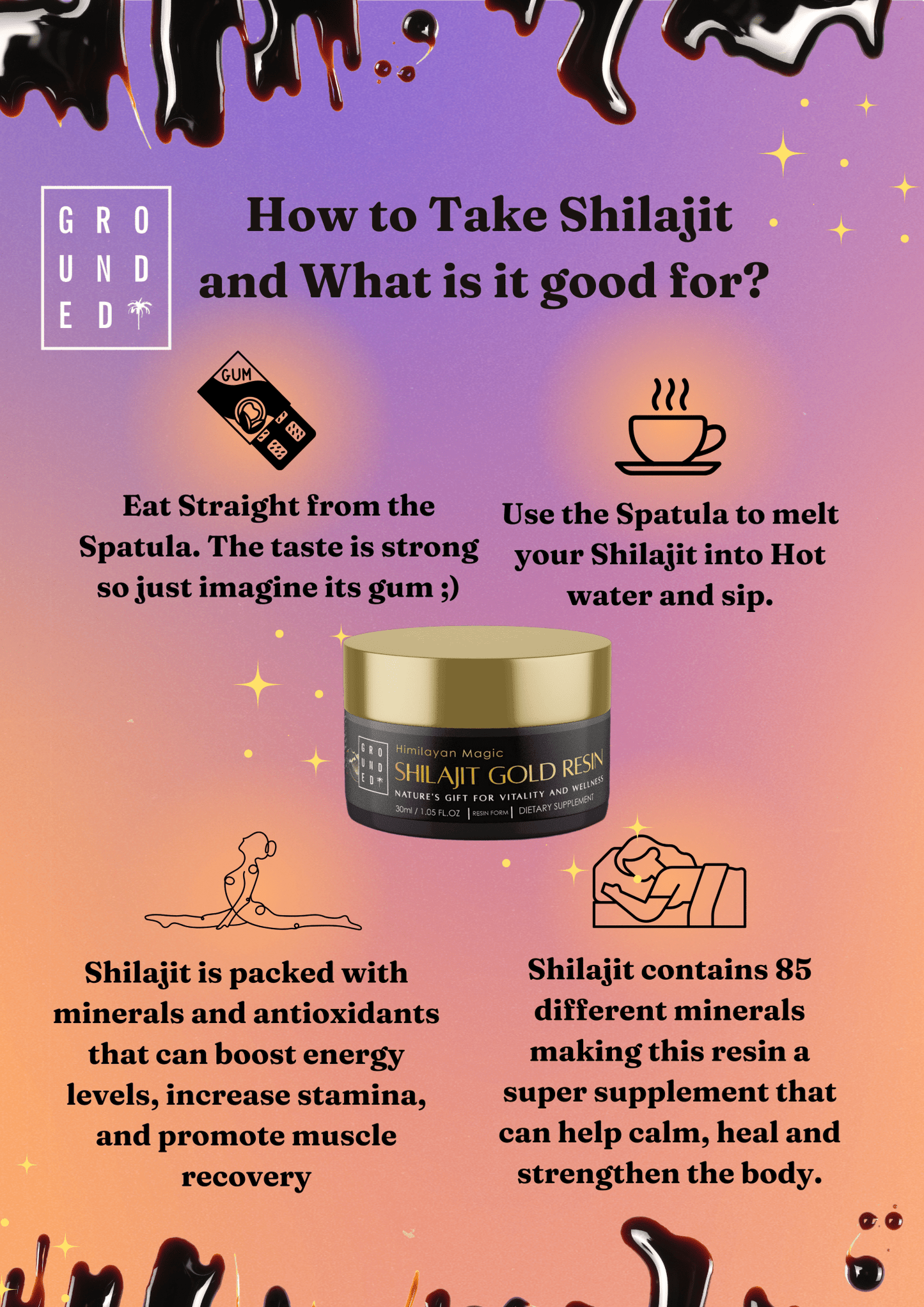 Himilayan Magic Shilajit - Natures Best for Vitality and Wellness - Herbalshire Handmade Herbal Products