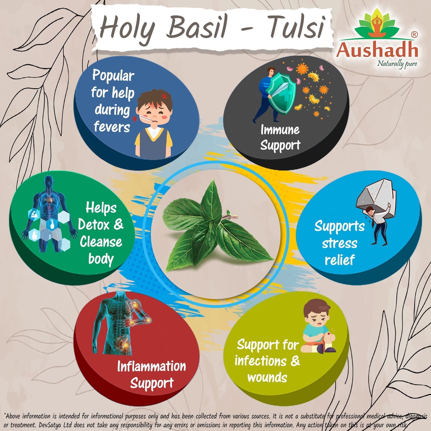 Holy Basil (Tulsi) Capsule - Herbalshire Handmade Herbal Products