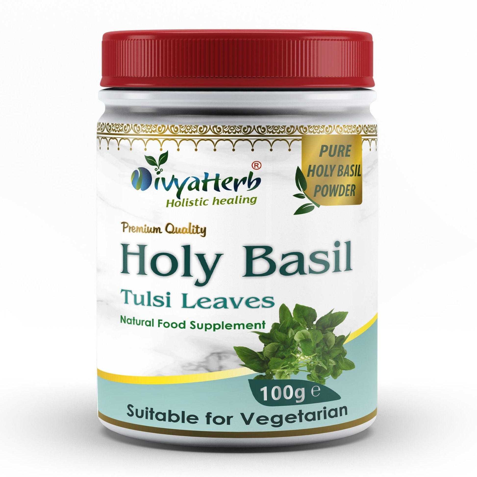 Holy Basil (Tulsi) Powder - Herbalshire Handmade Herbal Products