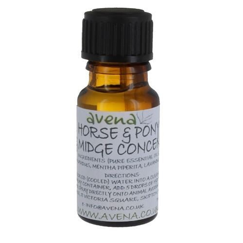 Horse Pony Midge Natural Insect Repellent Essential Oils Concentrated Mix 10ml - Herbalshire Handmade Herbal Products