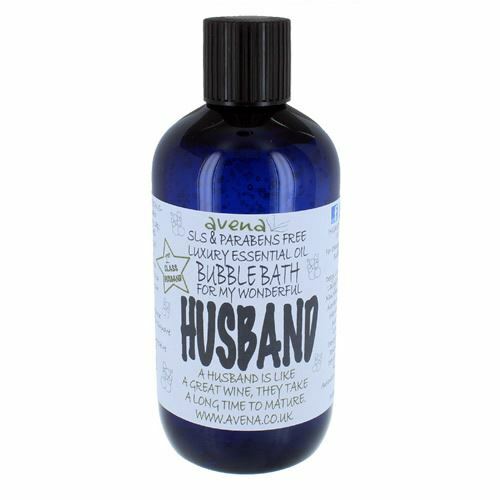 Husband Bubble Bath 250ml - Natural Product - Organic Base - Luxurious - Herbalshire Handmade Herbal Products