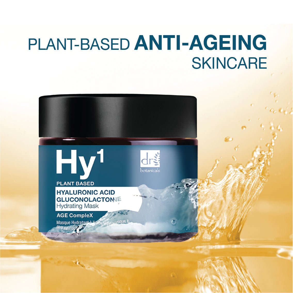 Hyaluronic Acid 1% & Gluconolactone Mask 60ml - Herbalshire Handmade Herbal Products