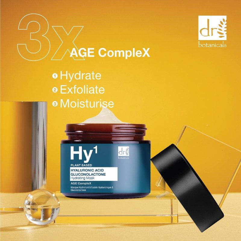 Hyaluronic Acid 1% & Gluconolactone Mask 60ml - Herbalshire Handmade Herbal Products
