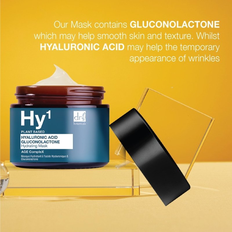 Hyaluronic Acid 1% & Gluconolactone Mask 60ml - Herbalshire Handmade Herbal Products