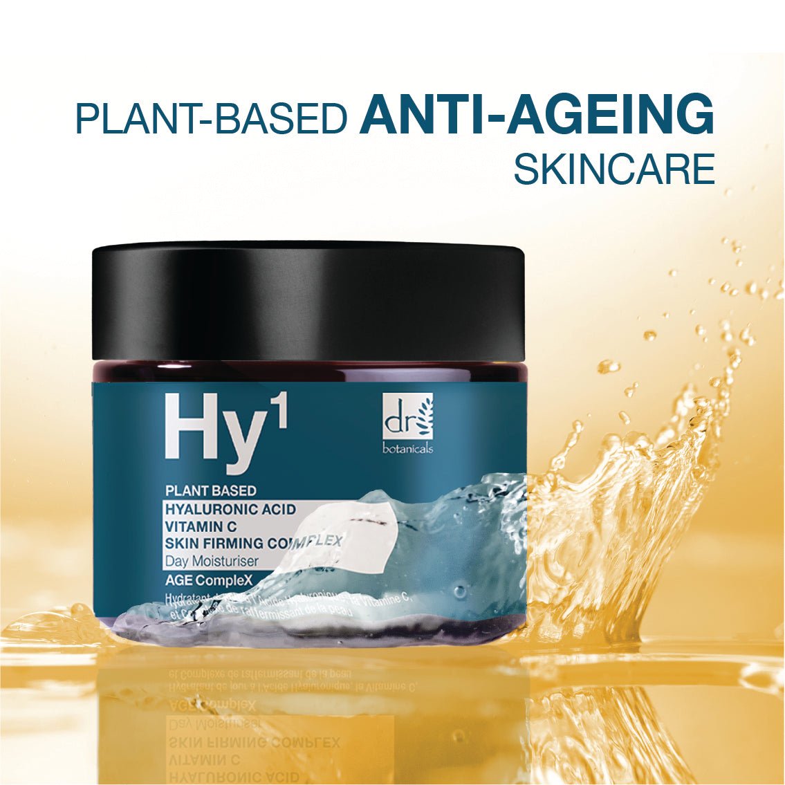 Hyaluronic Acid 1% & Vitamin C 1% & Skin Firming Complex 1% Day Moisturiser 60ml - Herbalshire Handmade Herbal Products