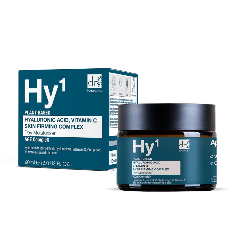 Hyaluronic Acid 1% & Vitamin C 1% & Skin Firming Complex 1% Day Moisturiser 60ml - Herbalshire Handmade Herbal Products