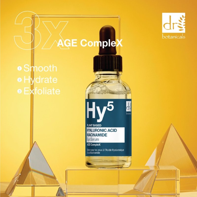 Hyaluronic Acid 5% & Niacinamide 5% Eye Serum 15ml - Herbalshire Handmade Herbal Products
