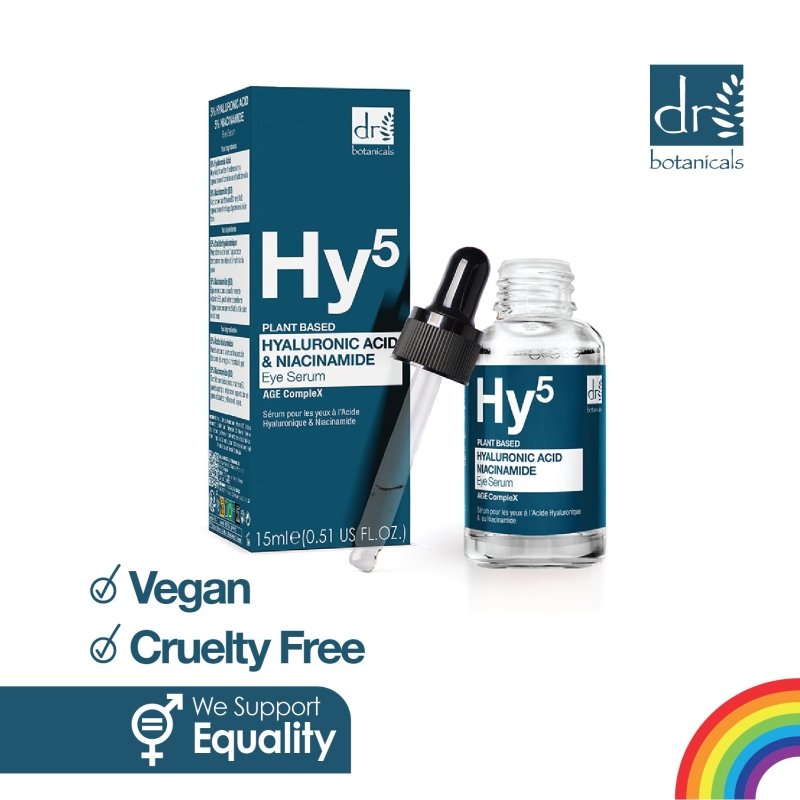Hyaluronic Acid 5% & Niacinamide 5% Eye Serum 15ml - Herbalshire Handmade Herbal Products
