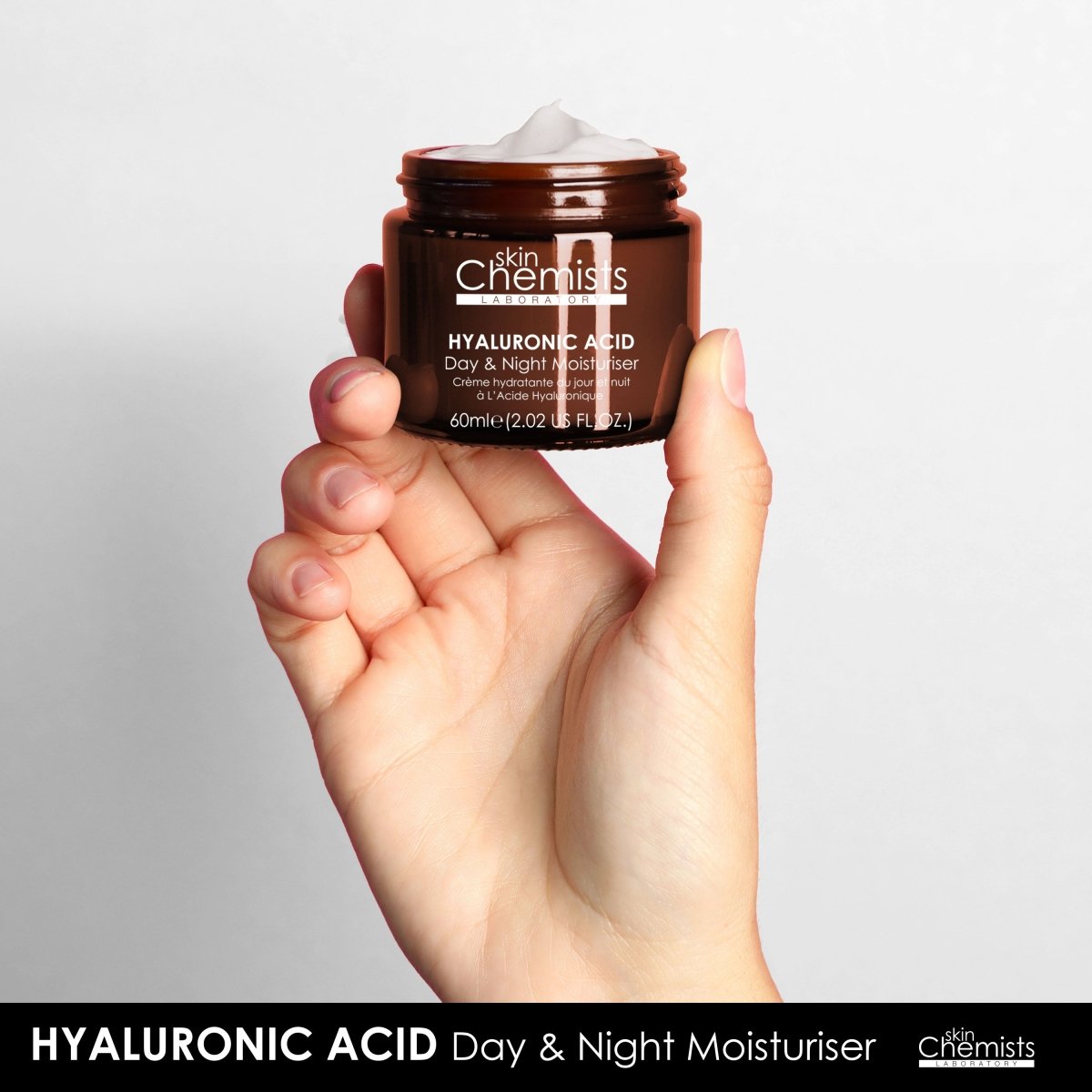 Hyaluronic Acid Day Moisturiser 60ml - Herbalshire Handmade Herbal Products