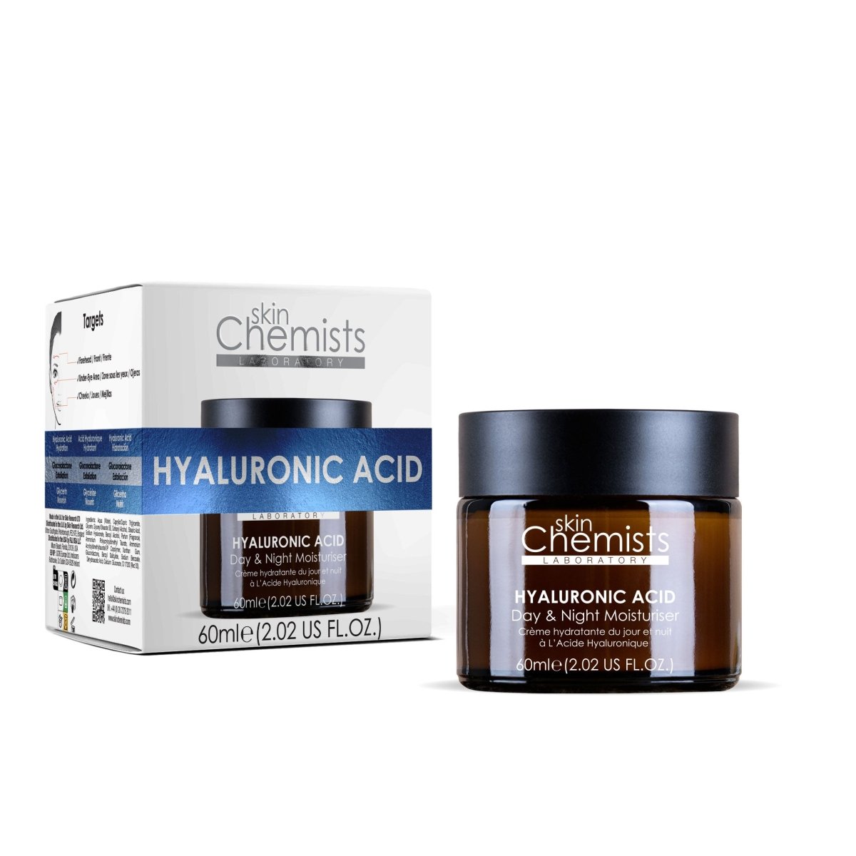Hyaluronic Acid Day Moisturiser 60ml - Herbalshire Handmade Herbal Products