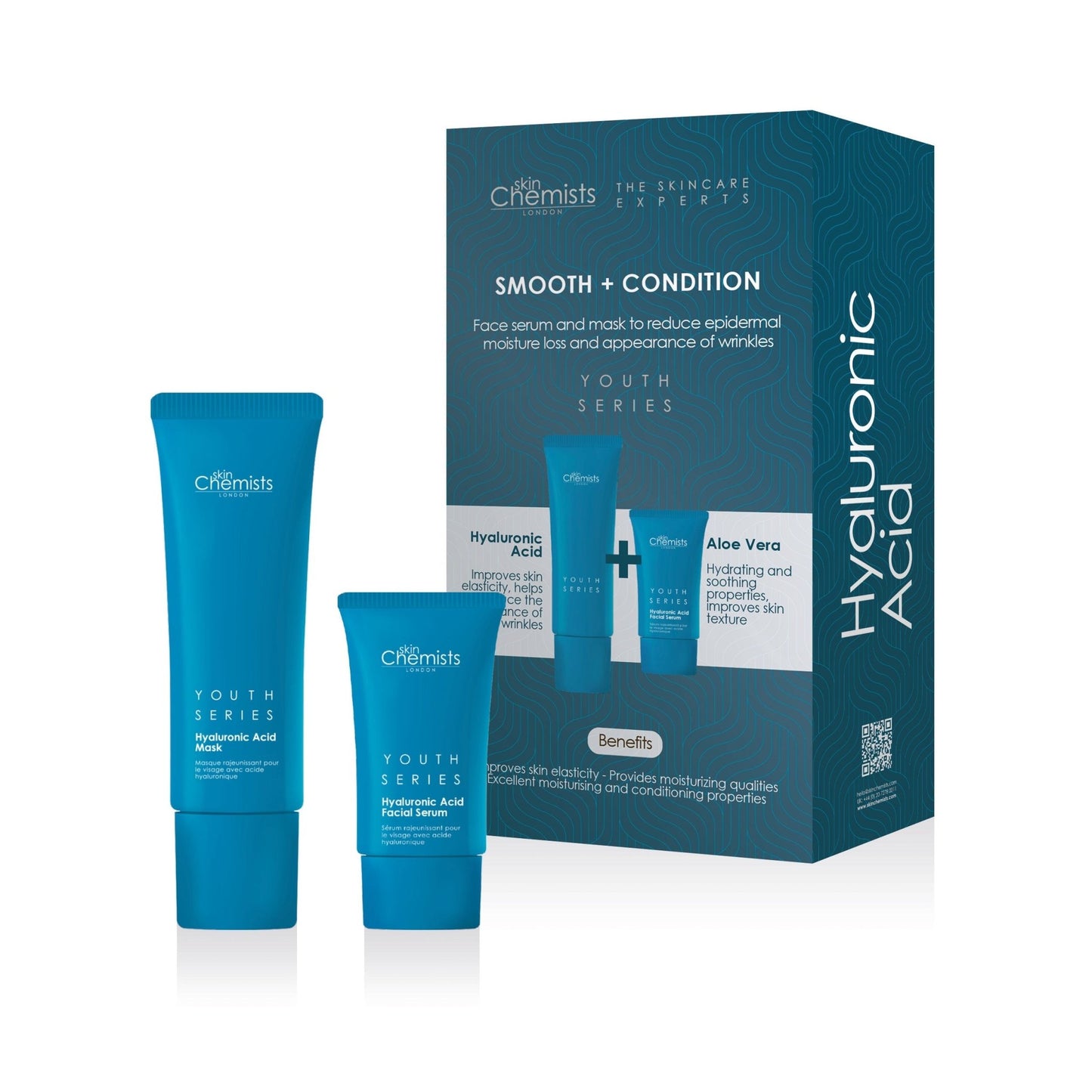 Hyaluronic Acid Smooth & Condition Kit + Free Hyaluronic Acid Mask 50ml - Herbalshire Handmade Herbal Products