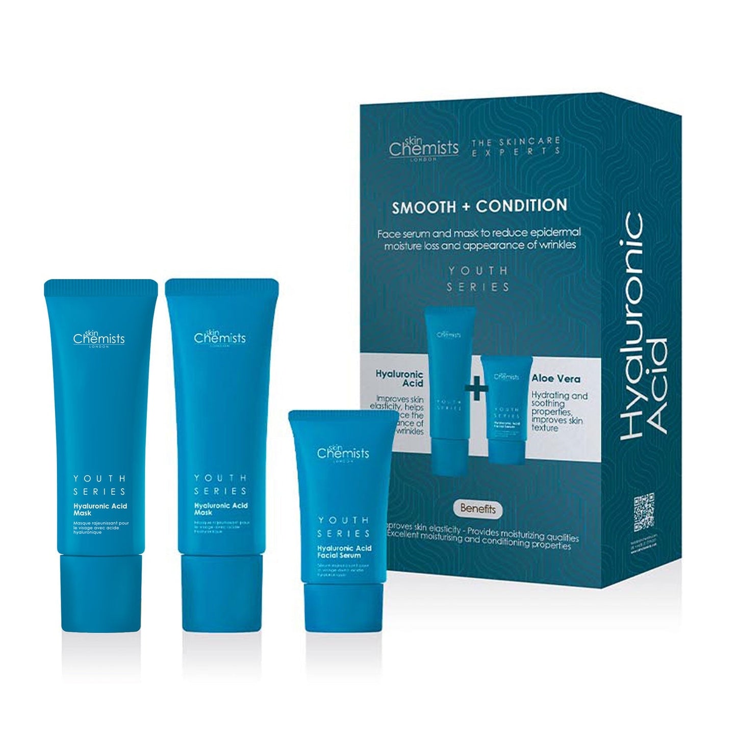 Hyaluronic Acid Smooth & Condition Kit + Free Hyaluronic Acid Mask 50ml - Herbalshire Handmade Herbal Products