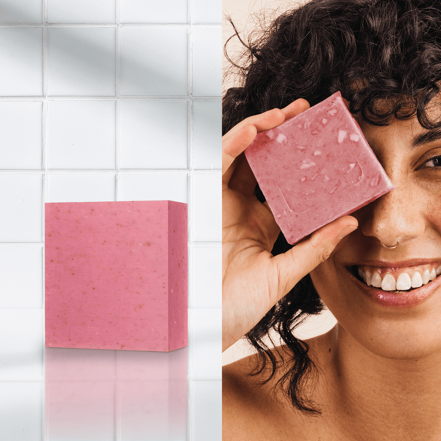 Hydrating Rose Facial Cleansing Bar 100g - Herbalshire Handmade Herbal Products