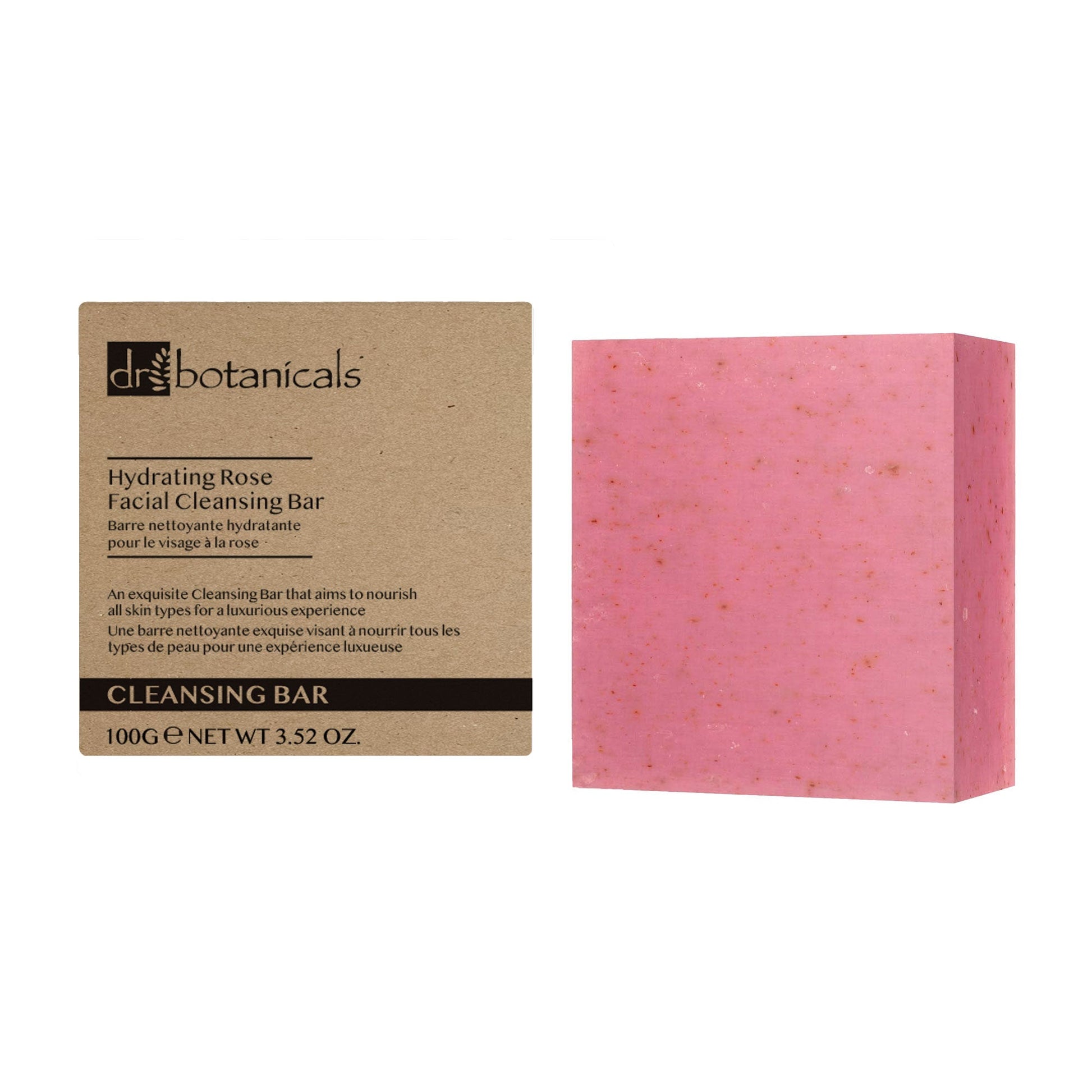 Hydrating Rose Facial Cleansing Bar 100g - Herbalshire Handmade Herbal Products