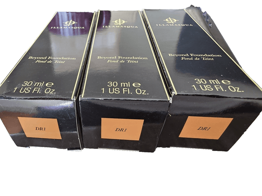 Illamasqua Beyond Foundation DR1 3x30ml - Lightweight, Dewy, Hydrating Free P&P - Herbalshire Handmade Herbal Products
