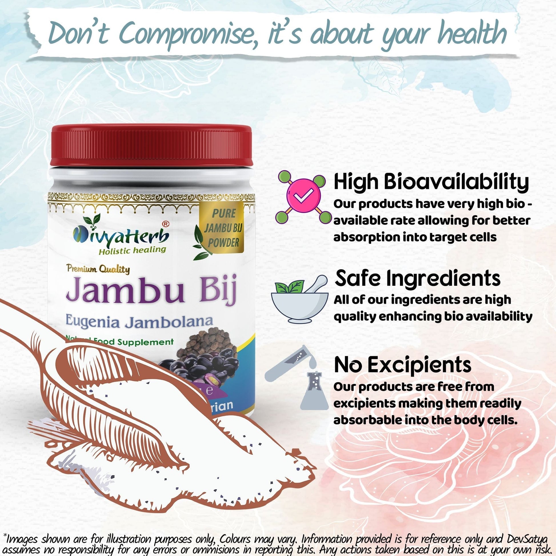 Jambu Bij Powder - Herbalshire Handmade Herbal Products