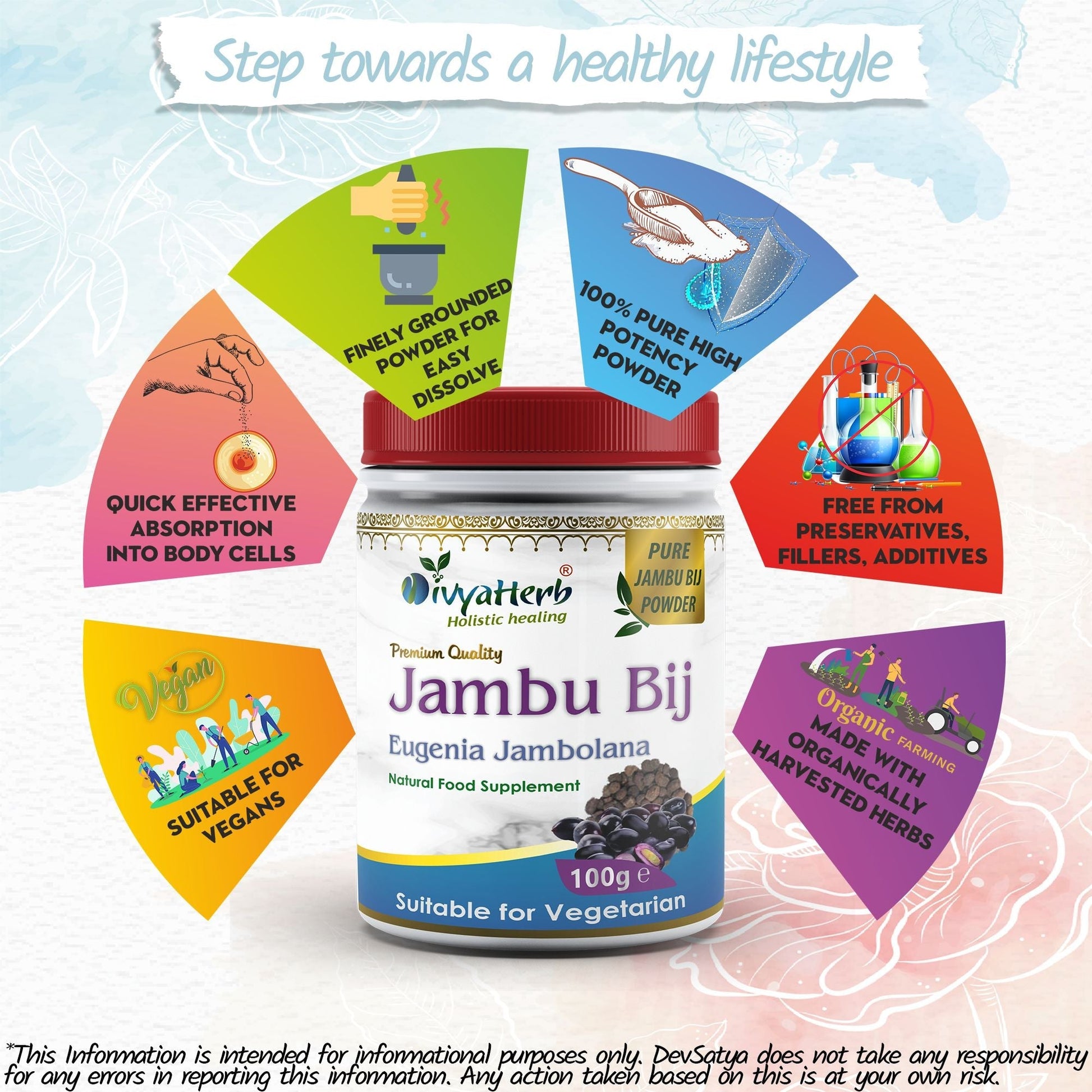 Jambu Bij Powder - Herbalshire Handmade Herbal Products