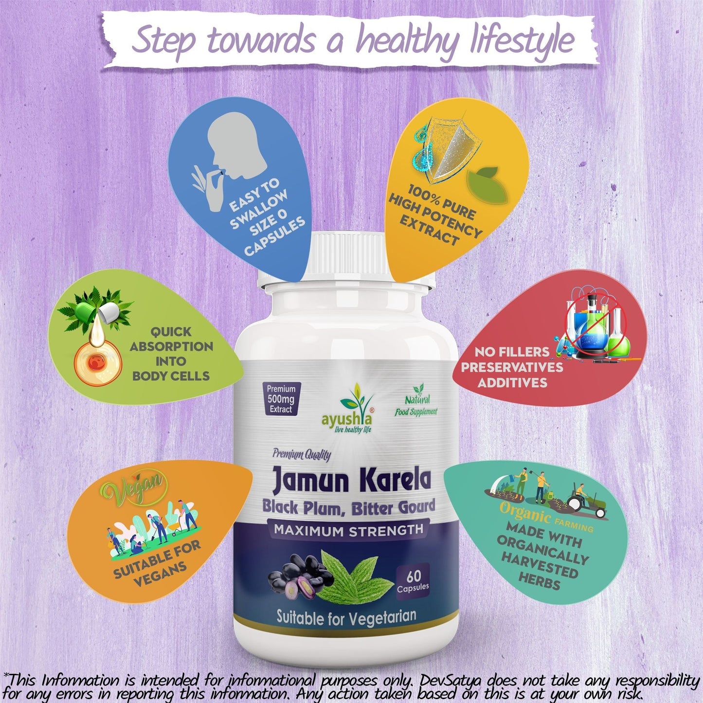 Jamun Karela Capsule - Herbalshire Handmade Herbal Products
