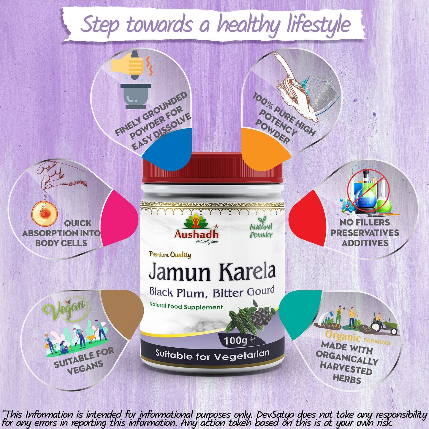 Jamun Karela Powder - Herbalshire Handmade Herbal Products