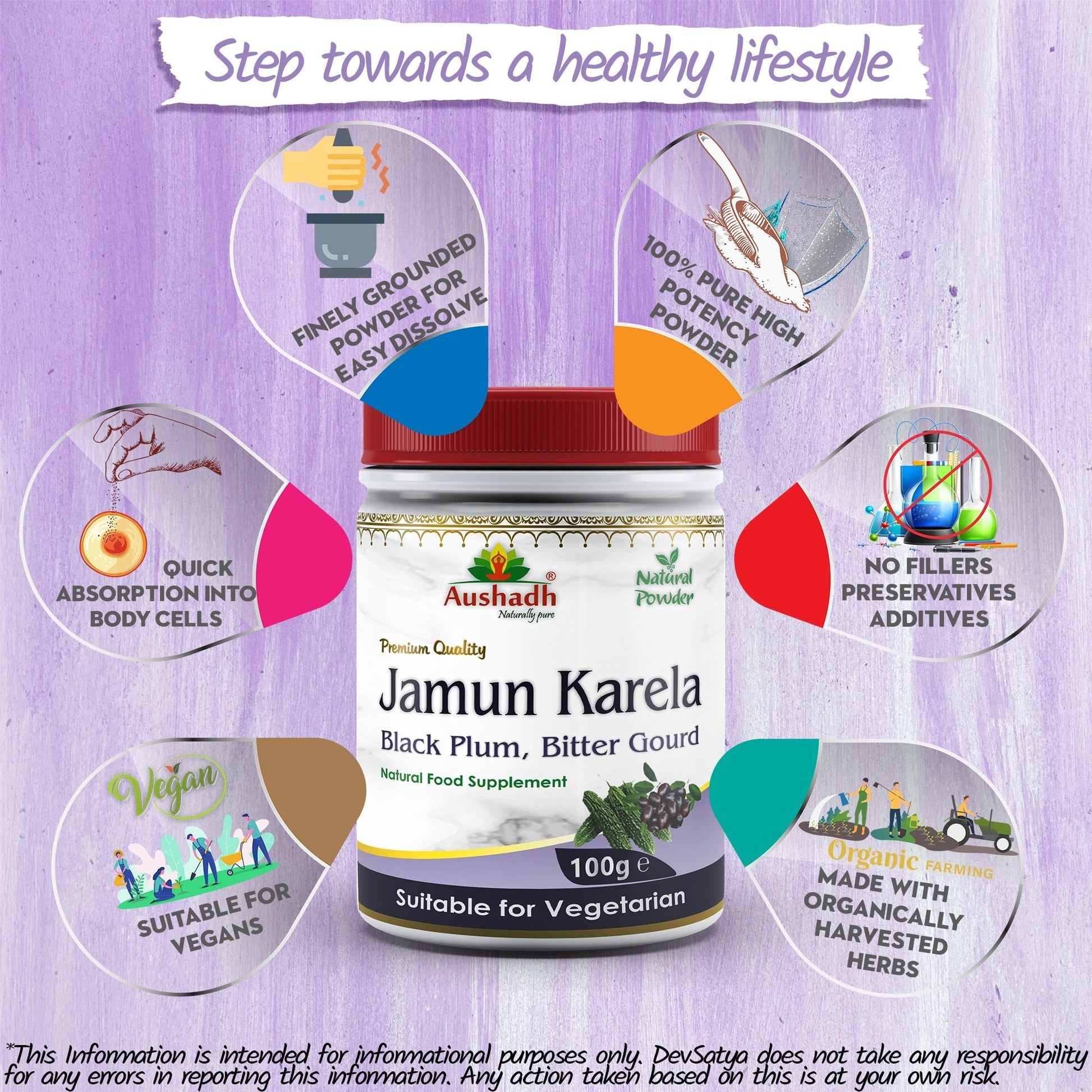 Jamun Karela Powder - Herbalshire Handmade Herbal Products