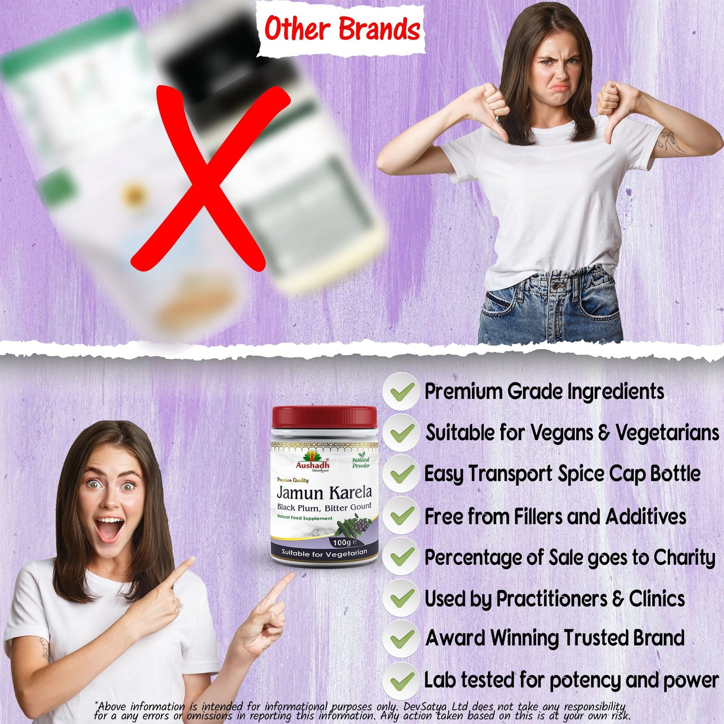 Jamun Karela Powder - Herbalshire Handmade Herbal Products