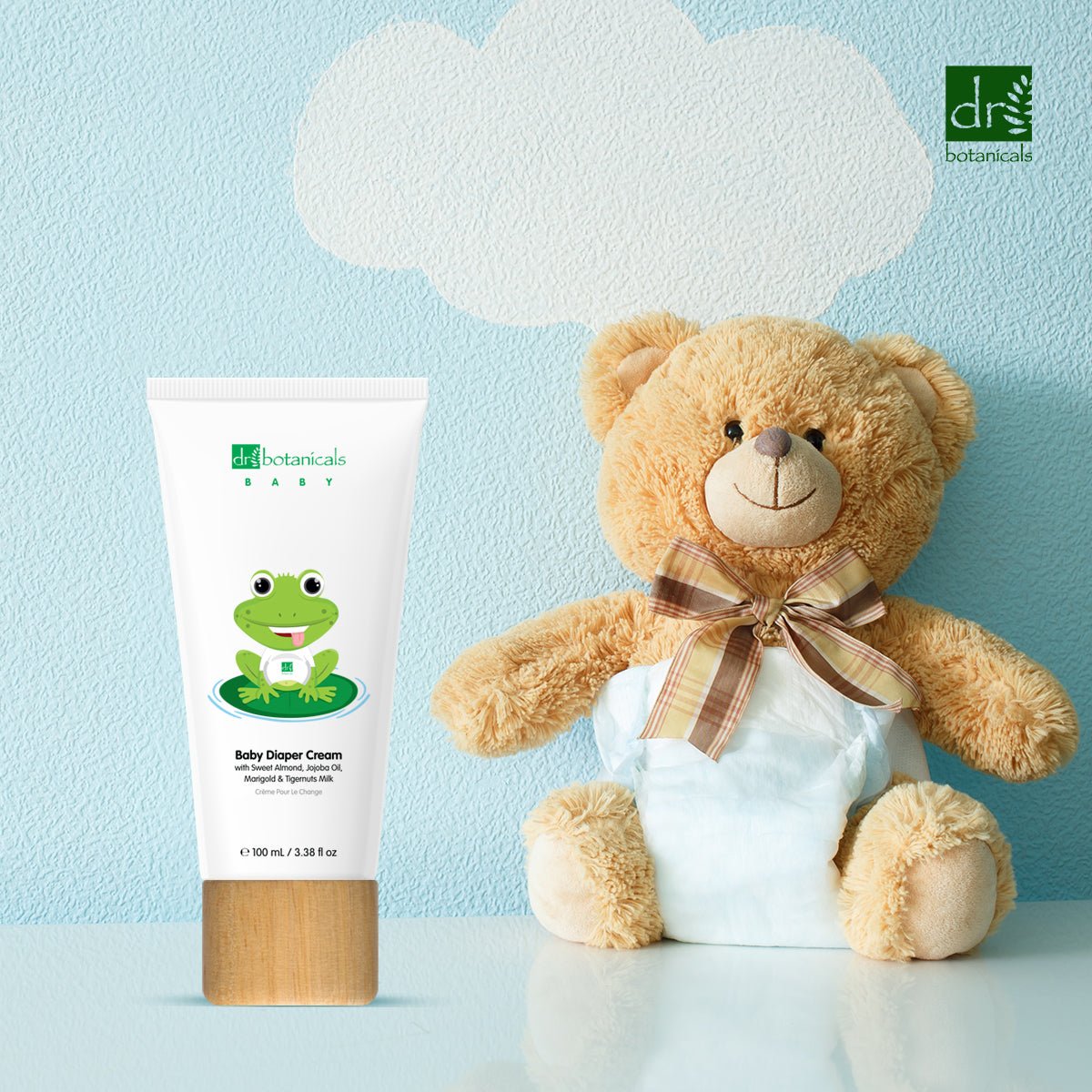 Jojoba & Sweet Almond Oil Baby Diaper Cream 100ml - Herbalshire Handmade Herbal Products