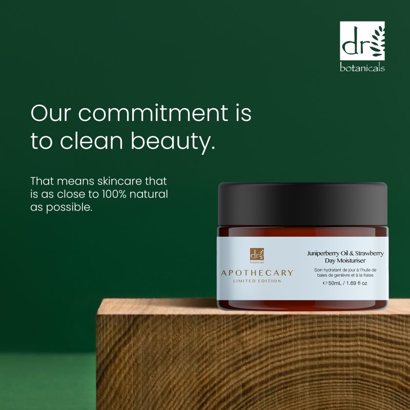 Juniperberry Oil & Strawberry Day Moisturiser 50ml - Herbalshire Handmade Herbal Products