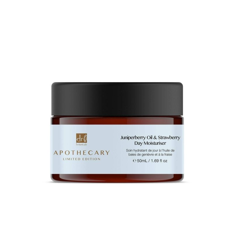 Juniperberry Oil & Strawberry Day Moisturiser 50ml - Herbalshire Handmade Herbal Products