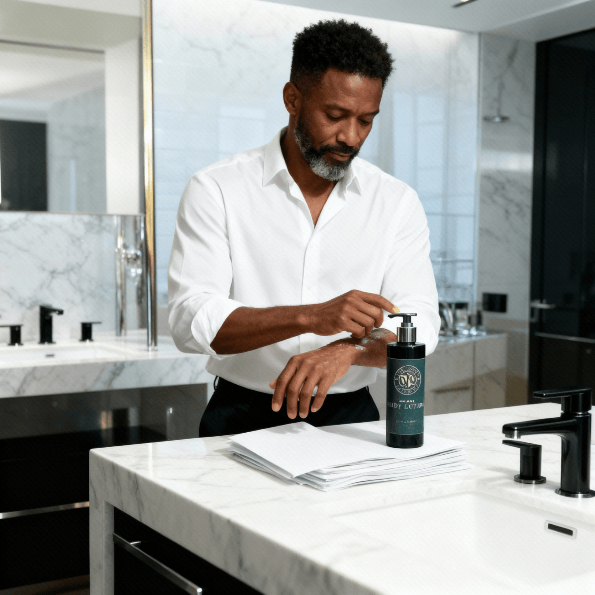 Just Man Manly Elegance Body Lotion - Herbalshire Handmade Herbal Products