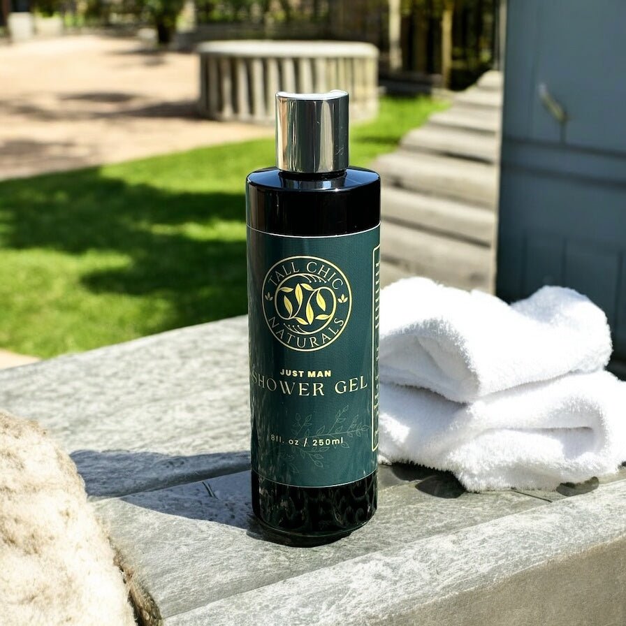 Just Man Manly Elegance Shower Gel - Herbalshire Handmade Herbal Products