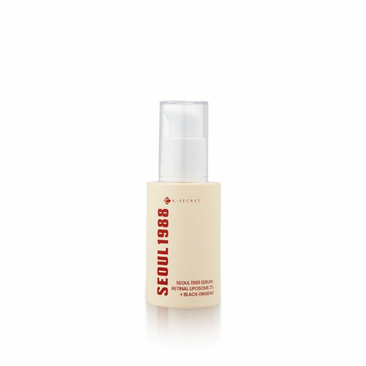 K - SECRET Seoul 1988 Serum: Retinal Liposome 2% + Black Ginseng 30ml - Herbalshire Handmade Herbal Products