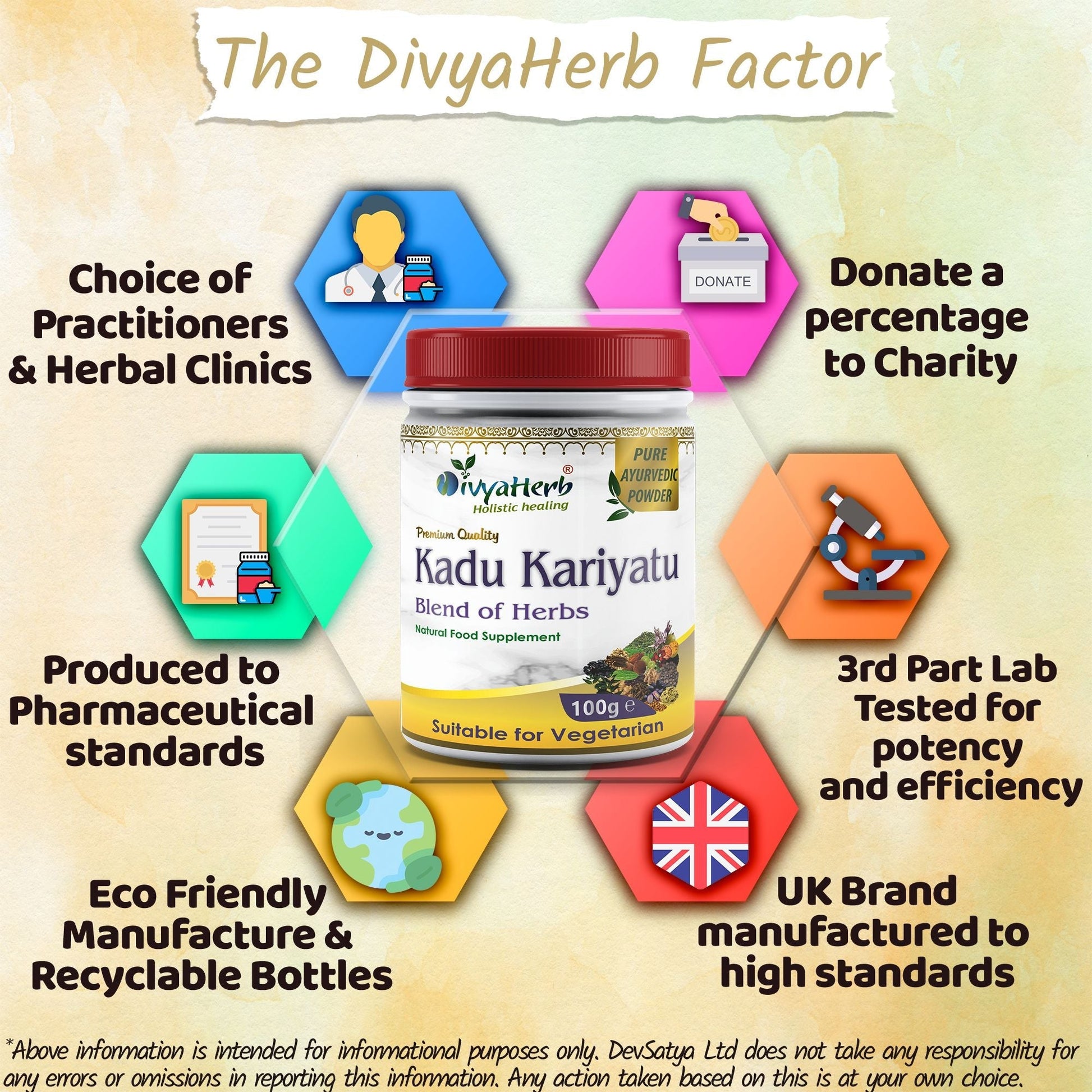 Kadu Kariyatu Powder - Herbalshire Handmade Herbal Products
