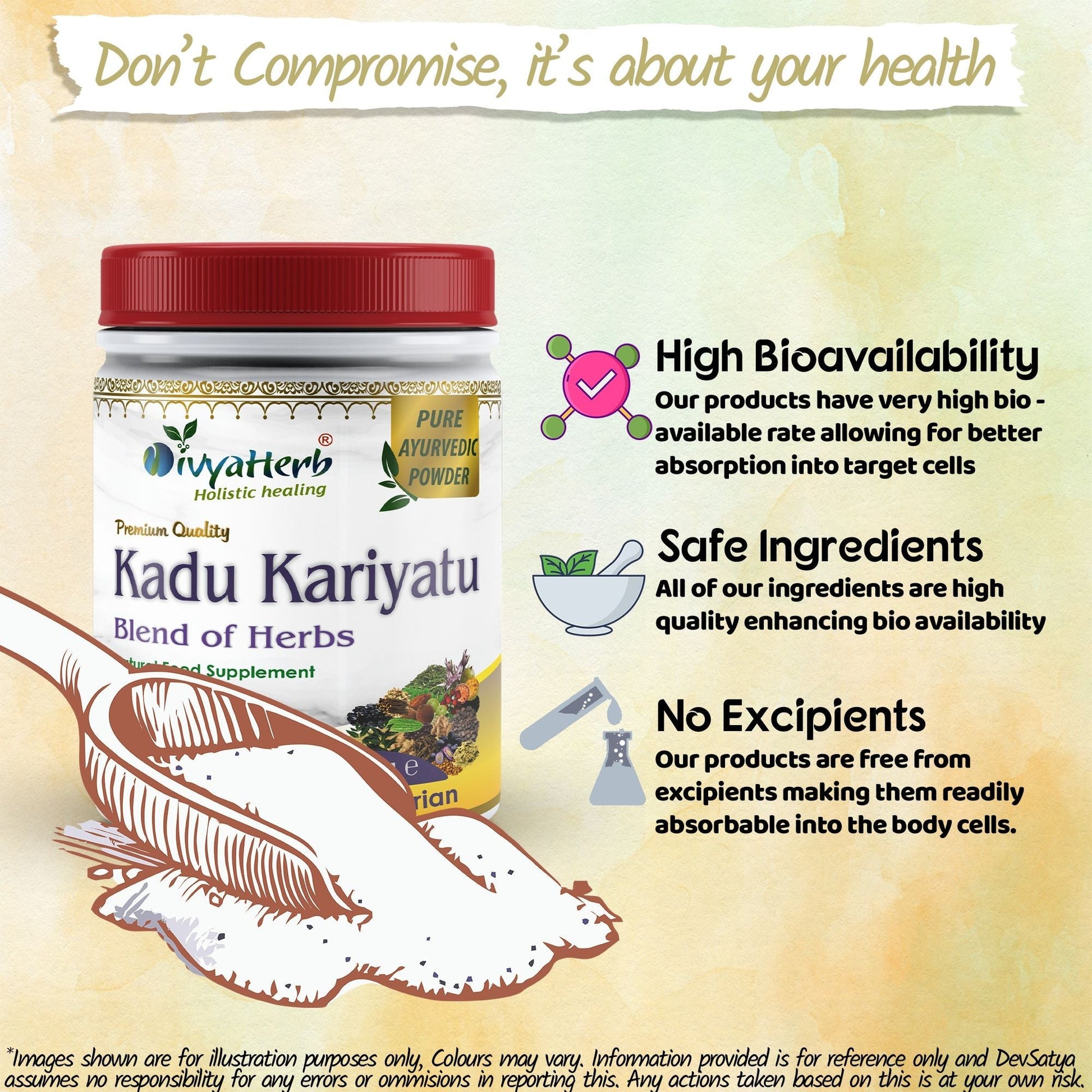 Kadu Kariyatu Powder - Herbalshire Handmade Herbal Products
