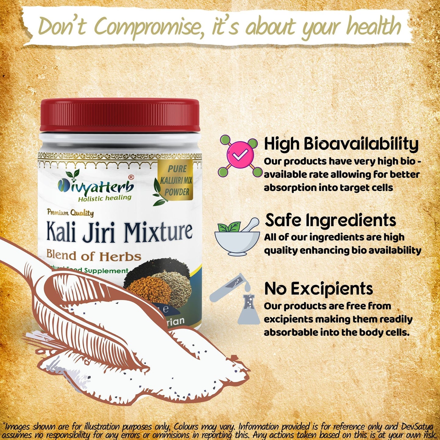 Kali Jiri Mixture Powder - Herbalshire Handmade Herbal Products