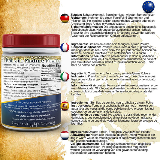 Kali Jiri Mixture Powder - Herbalshire Handmade Herbal Products