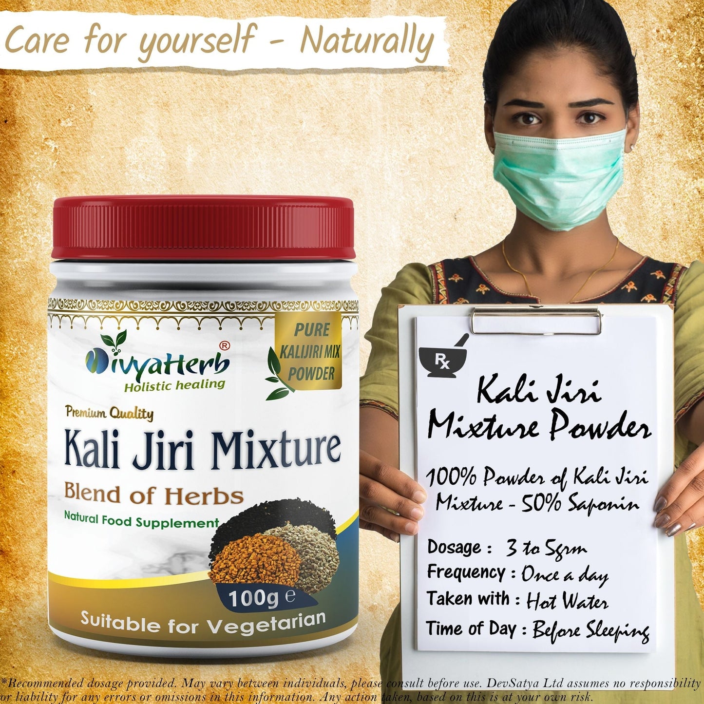 Kali Jiri Mixture Powder - Herbalshire Handmade Herbal Products