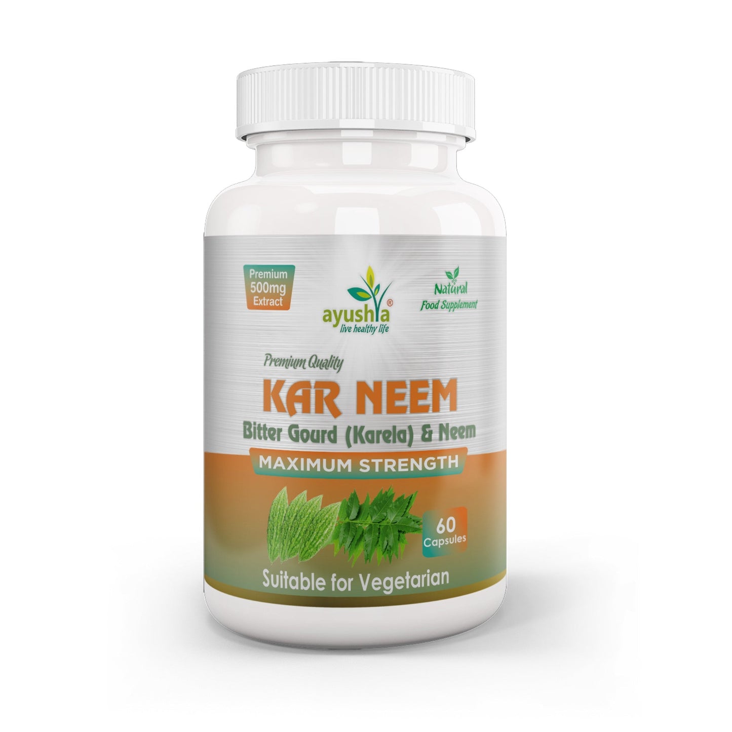 KarNeem (Karela Neem) Capsule - Herbalshire Handmade Herbal Products