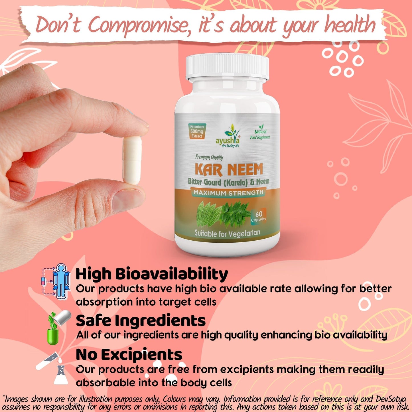 KarNeem (Karela Neem) Capsule - Herbalshire Handmade Herbal Products