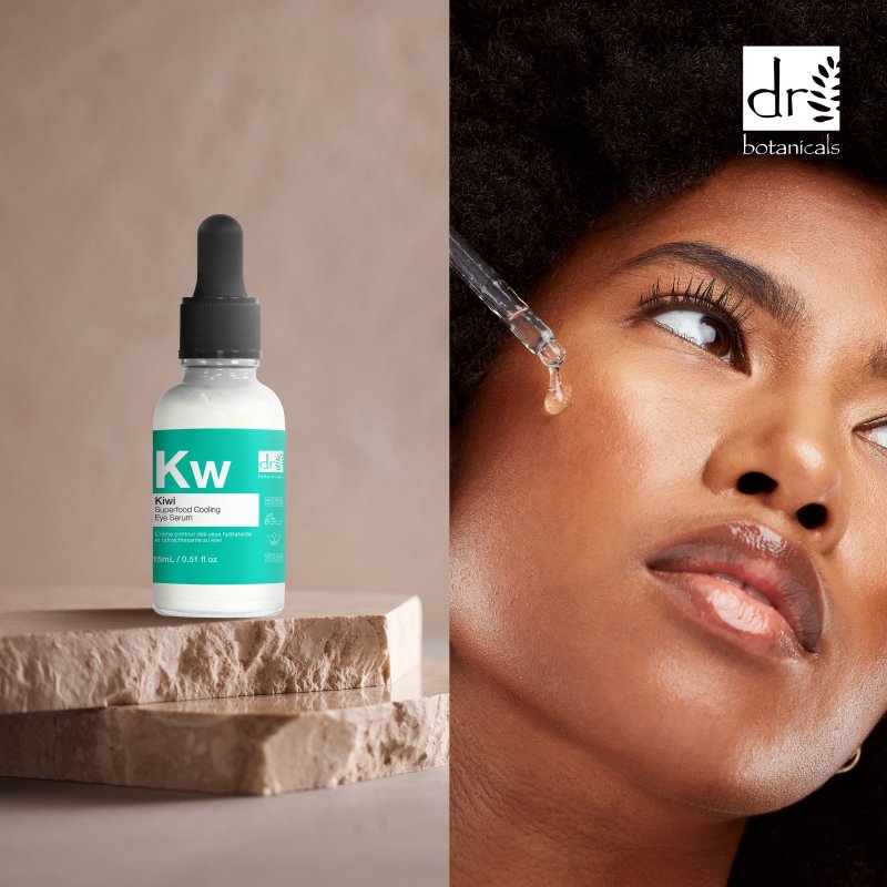 Kiwi Superfood Cooling Eye Serum 15ml - Herbalshire Handmade Herbal Products