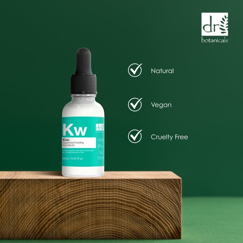 Kiwi Superfood Cooling Eye Serum 15ml - Herbalshire Handmade Herbal Products