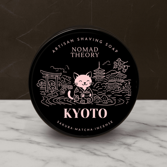 Kyoto Shaving Soap - Herbalshire Handmade Herbal Products