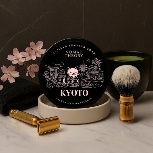 Kyoto Shaving Soap - Herbalshire Handmade Herbal Products