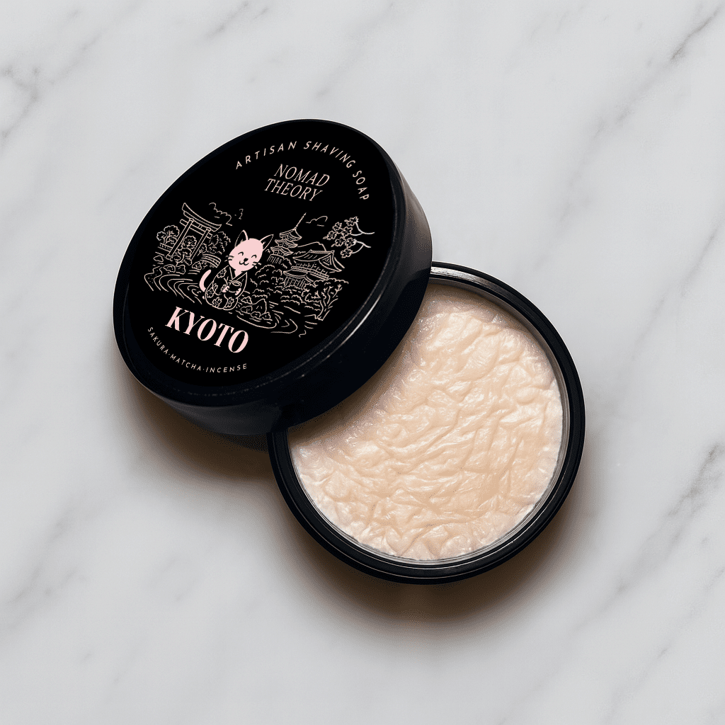 Kyoto Shaving Soap - Herbalshire Handmade Herbal Products