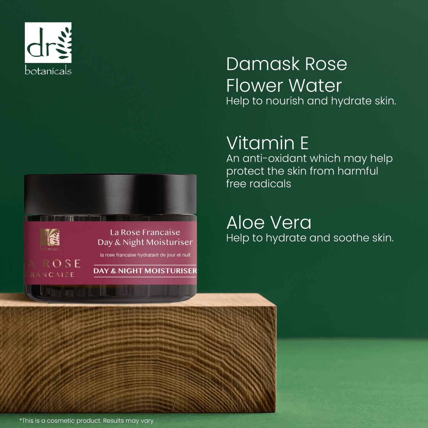 La Rose Francaise Duo Day & Night Moisturiser 50ml - Herbalshire Handmade Herbal Products