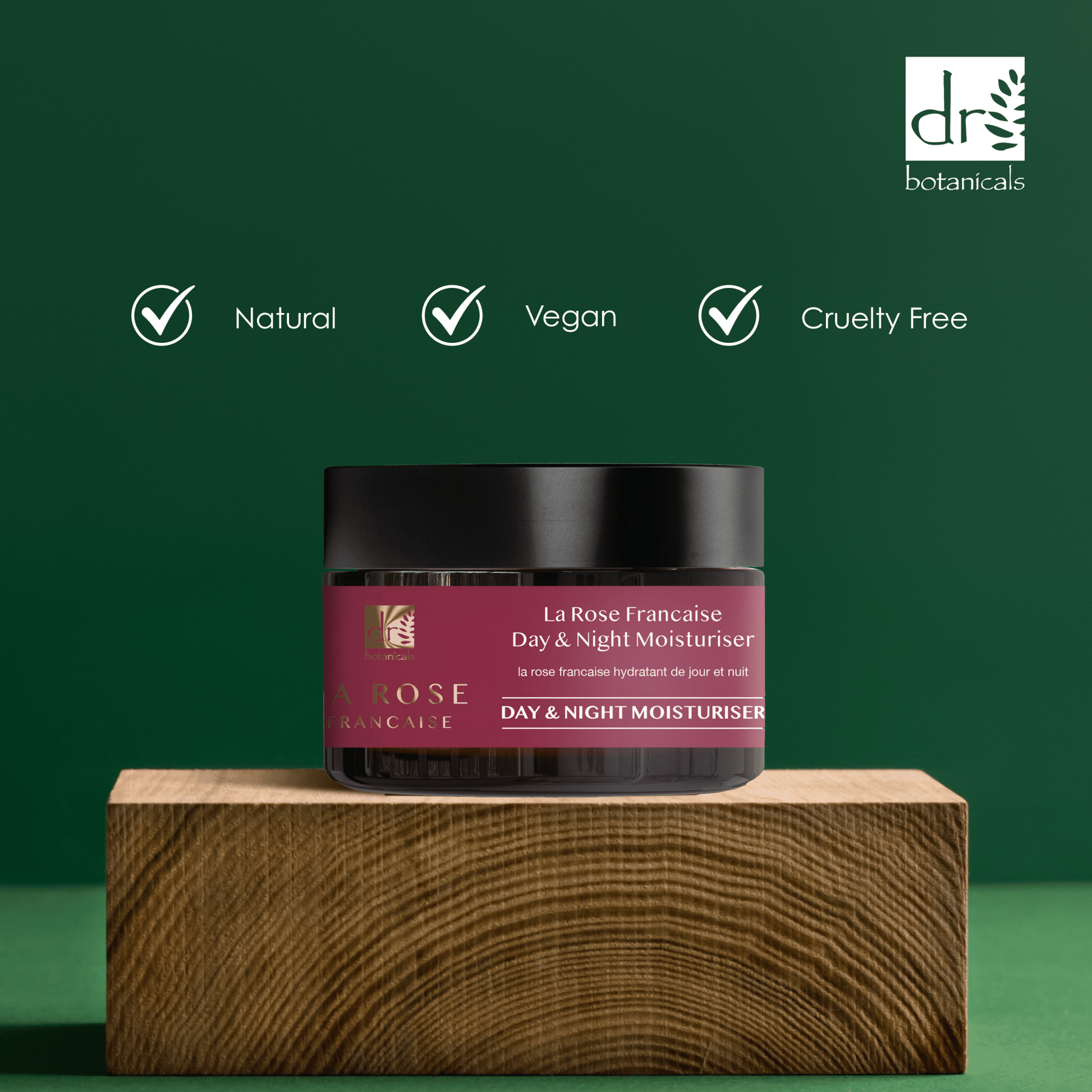 La Rose Francaise Duo Day & Night Moisturiser 50ml - Herbalshire Handmade Herbal Products